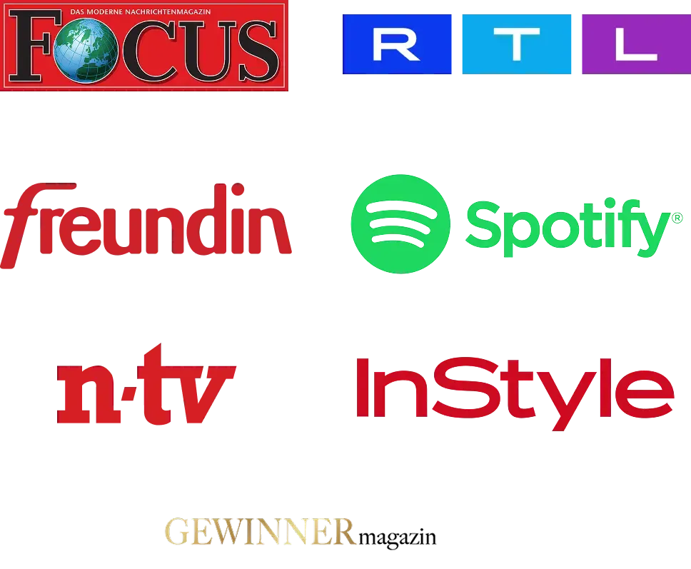Bekannt aus n-tv, FOCUS online, InStyle, freundin, Spotify und weiteren Medien
